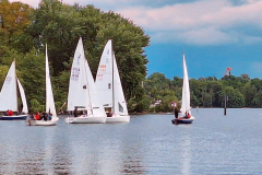 Start zur 2. Wettfahrt