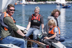 Berlin, Deutschland 5. Juni 2022:24 heures de Tegel24 Stunden Regatta des CNFT- Berlins längste Regatta - Im Bild: