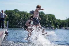 Berlin, Deutschland 5. Juni 2022:24 heures de Tegel24 Stunden Regatta des CNFT- Berlins längste Regatta - Im Bild: