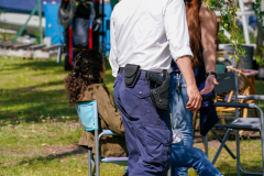 Wohl eher nicht geladen, die Pistole
